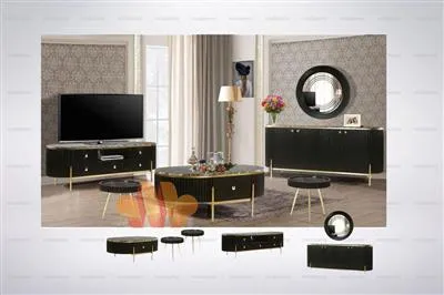 میزجلومبلی و عسلی کد 041