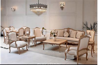 مبل کلاسیک راشل پشت منبت