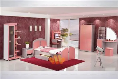 تخت خواب یک نفره دخترانه نانسی