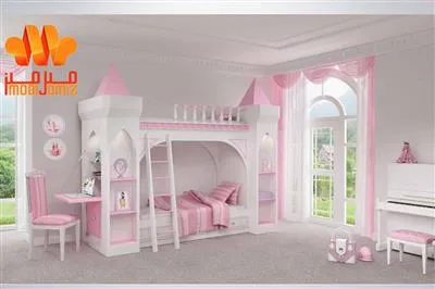 تخت دو طبقه دخترانه کارن