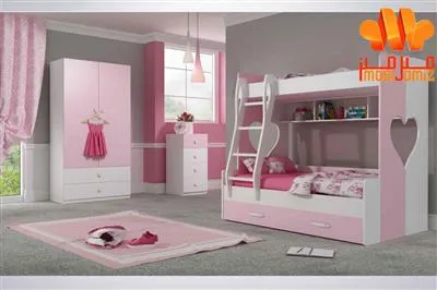 تخت دو طبقه دخترانه لیندا