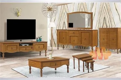 میز جلو مبلی و عسلی کلاسیک آیلار