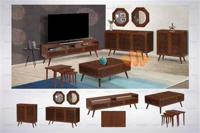 میز جلو مبلی و عسلی برکه