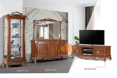 آینه کنسول چوبی کد 3500