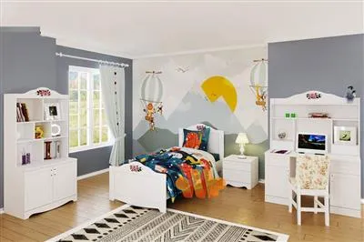 سرویس خواب دخترانه سفید لورا