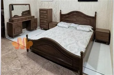 سرویس تخت خواب چوبی کد 97