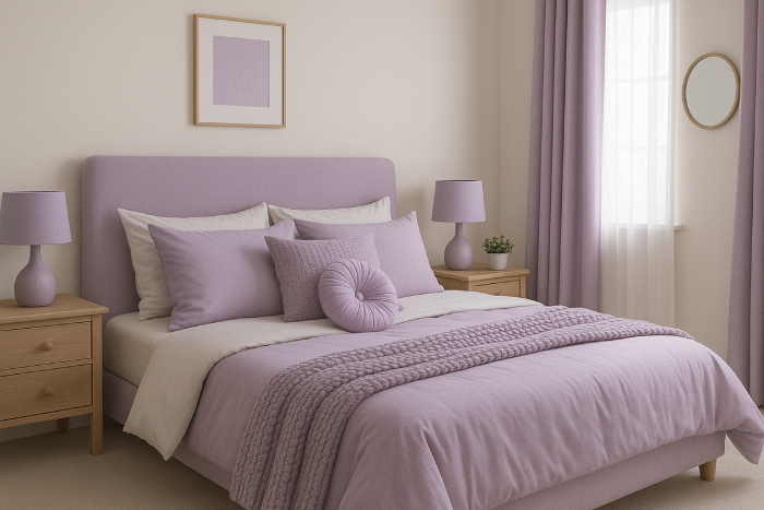 ایدههای بهاری با ترکیب رنگ یاسی