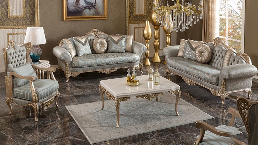 مبل ترک با رنگ طوسی آبی مبل ترک با رنگ طوسی آبی